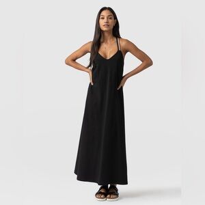 Saint + Sofia Sunset Organic Cotton Cross Strap Dress NWT